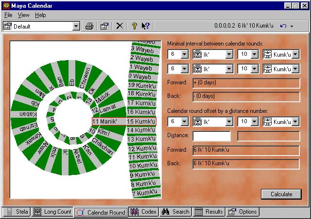 Figure 3: Maya Calendar Version 3.0