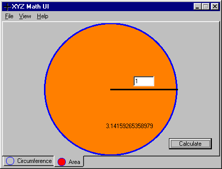 Figure 15: XYZMATHUI.EXE Interface